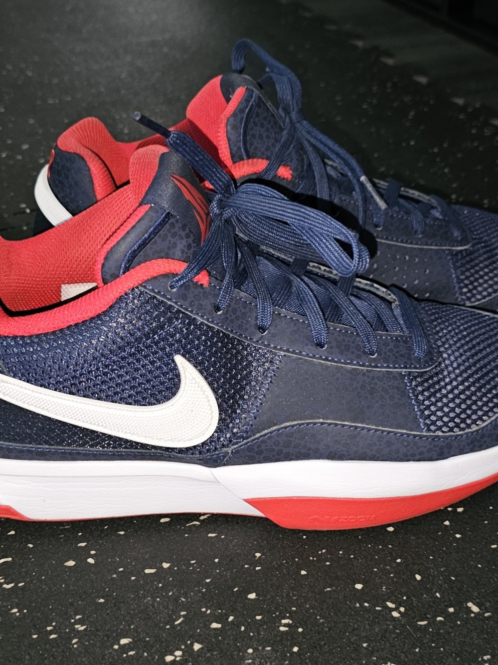 Nike Ja Morant 1 USA Olympics Mens Blue White Red Basketball Shoes